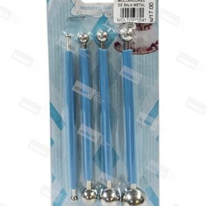 BOLEADOR DE METAL REDONDO X4 UNID