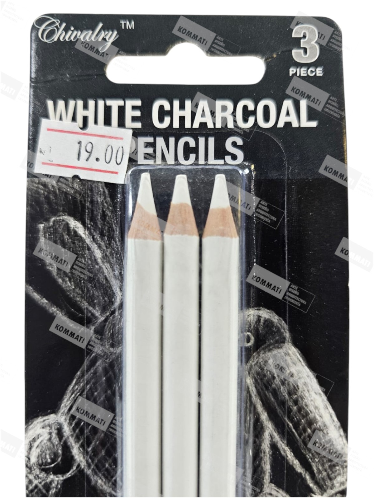 LAPIZ BLANCO PACK X3 UNID MEDIUM - CHIVALRY - Imagen 2