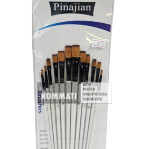 PINCELES X12 PLANO - PINAJIAN