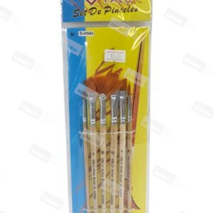 PINCELES X6 MIXTO AMARILLO - VALU