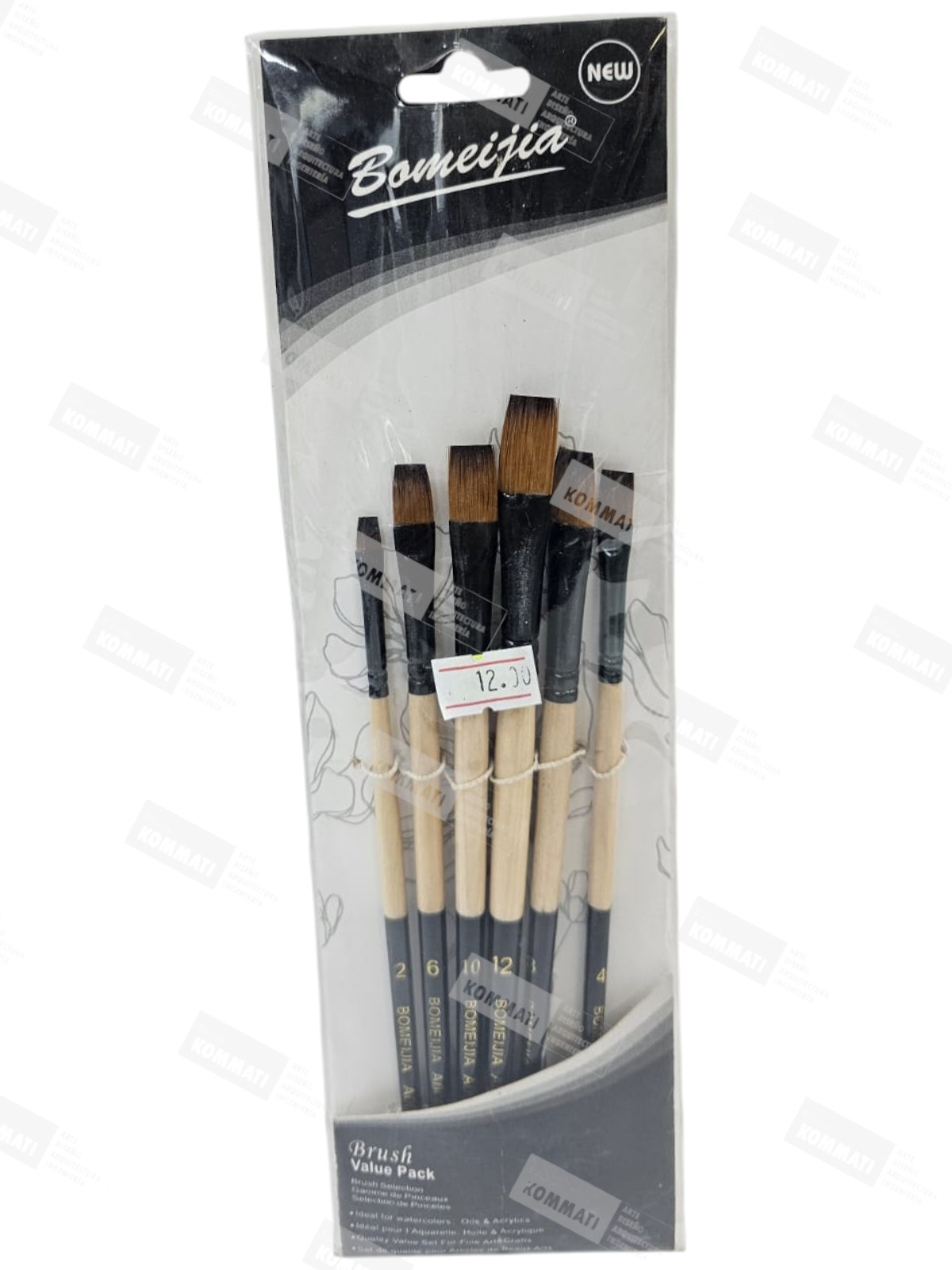 PINCELES X6 PLANO - BOMEIJIA