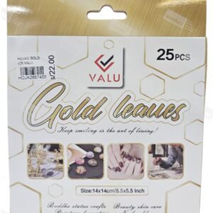 LÁMINAS DE PAN DE ORO 14 X 14CM 25H - VALU
